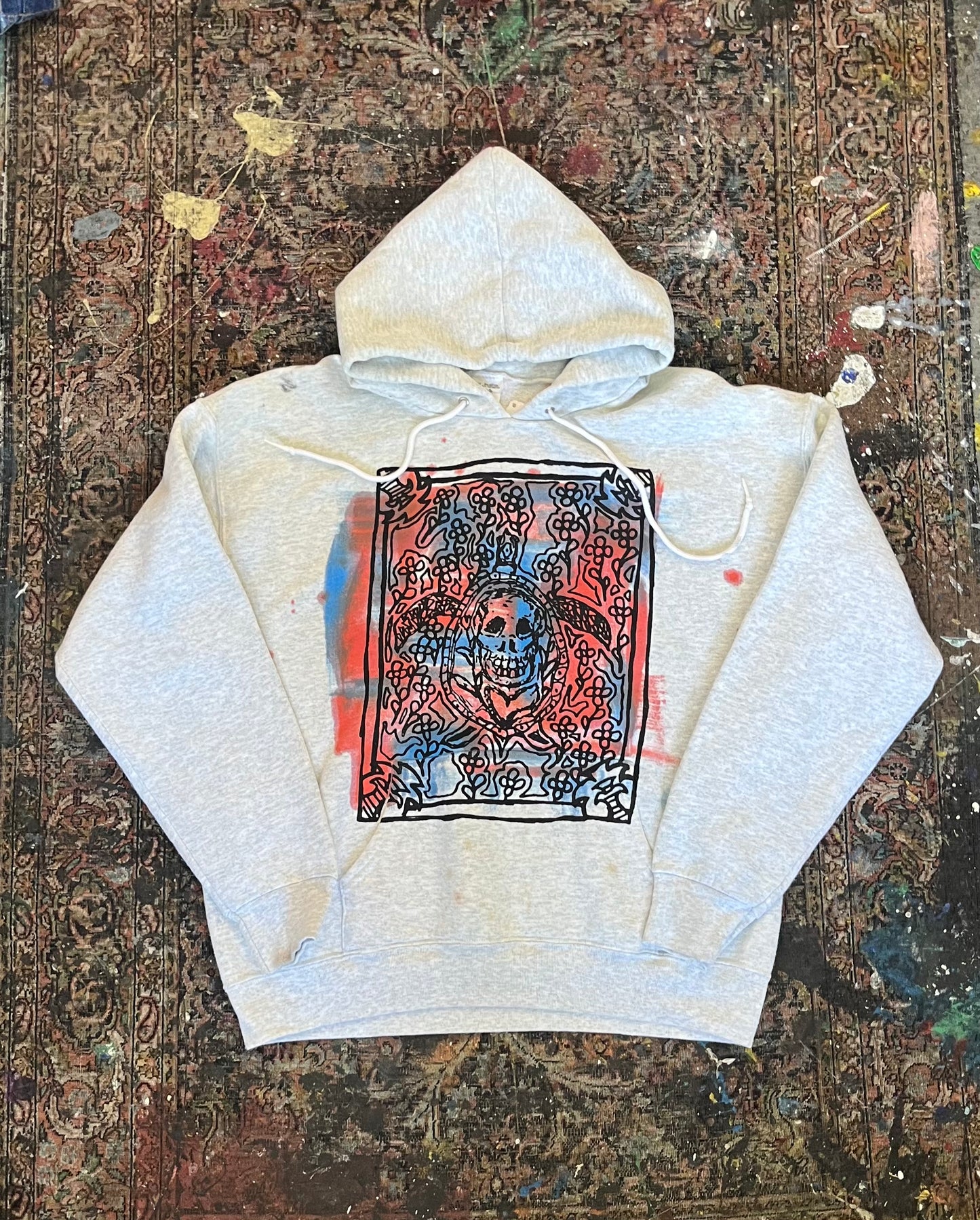 Turtle Print Hoodie RWB Fill