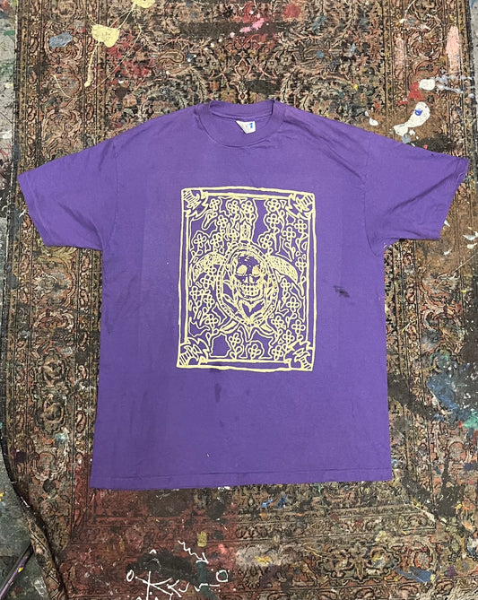 Turtle Print Tee Purple