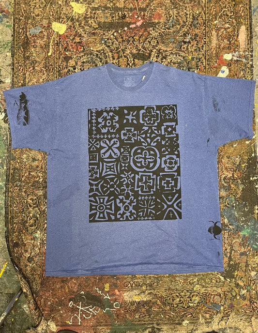 Shapes Tee Blue