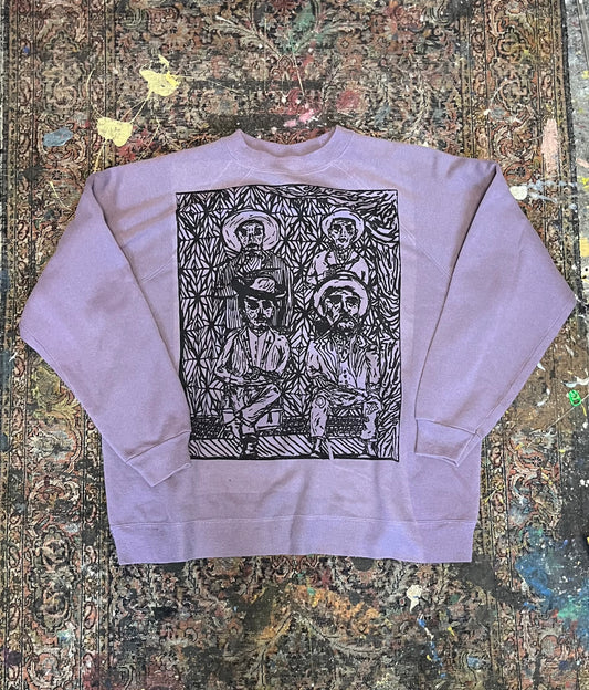 4 Amigos Crewneck Purple