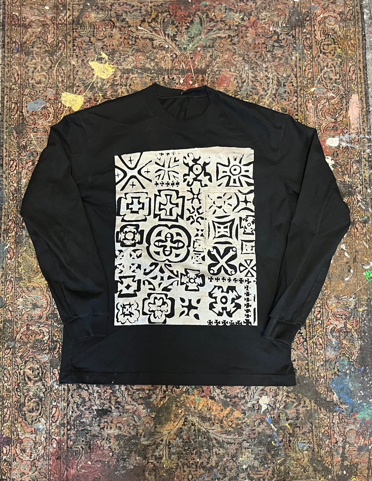 Shapes Long Sleeve Black