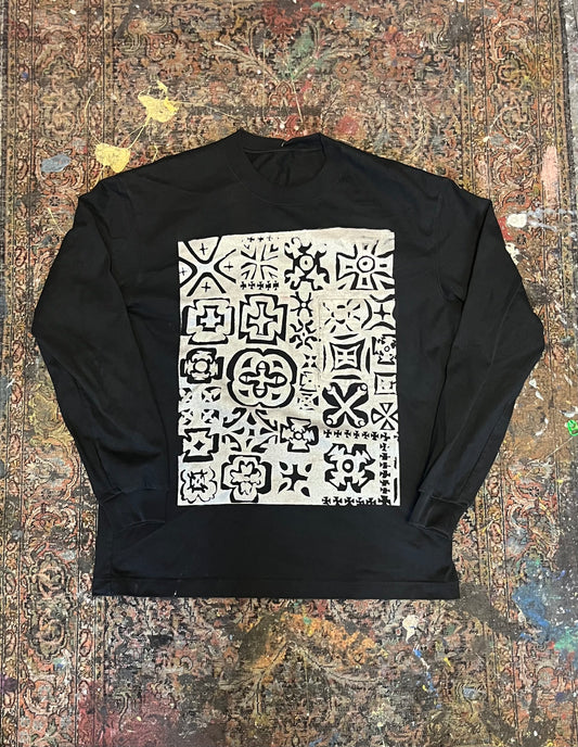 Shapes Long Sleeve Black