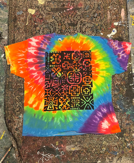 Shapes Tee Tie Dye