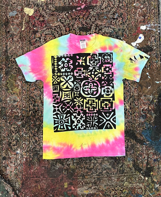 Shapes Tee Tie Dye