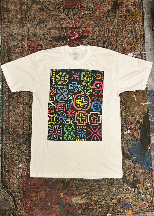 Shapes Tee White